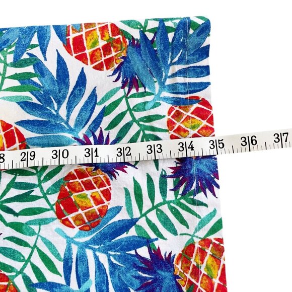 Tabitha Webb Tropical Pineapple Print Sleeveless Shift Dress Women’s Size 12 - Picture 8 of 9